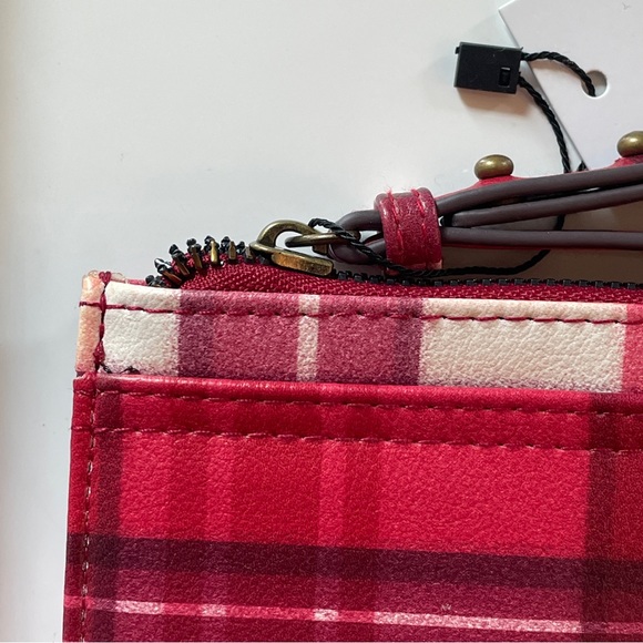 NWT Sonoma red and white, zipper pouch, wristlet - Picture 4 of 7